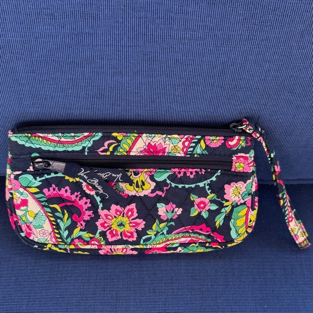 Vera Bradley Women's Colorful Floral Wristlet